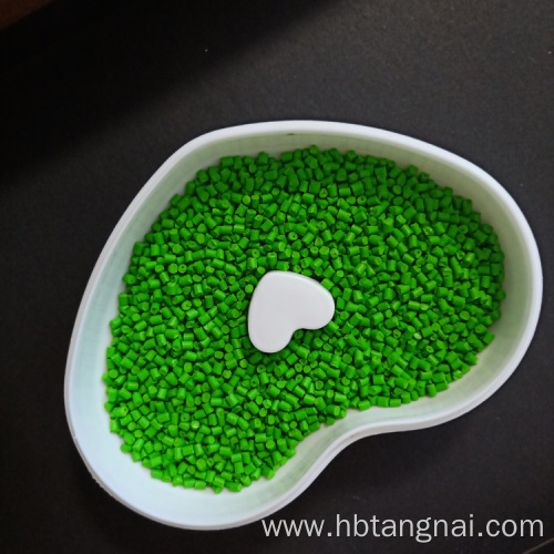 PE coloring plastic granules green color master batch